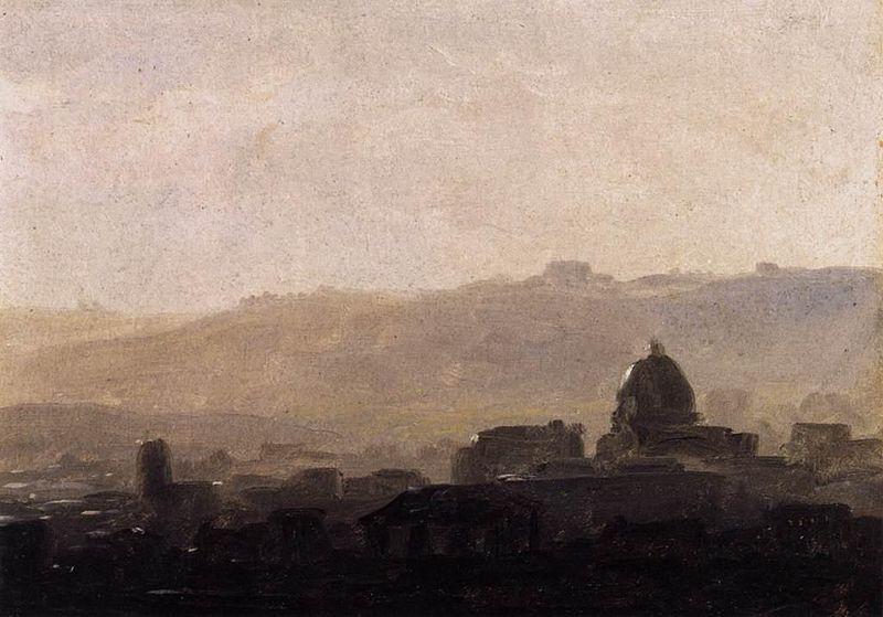 Pierre-Henri de Valenciennes View of Rome in the Morning France oil painting art